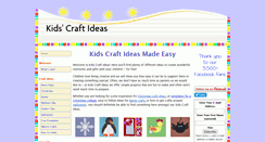 Desktop Screenshot of kids-craft-ideas.com